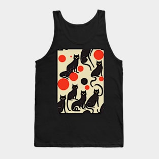 Black Cats for Cat lovers. Perfect gift for National Black Cat Day, #12 Tank Top